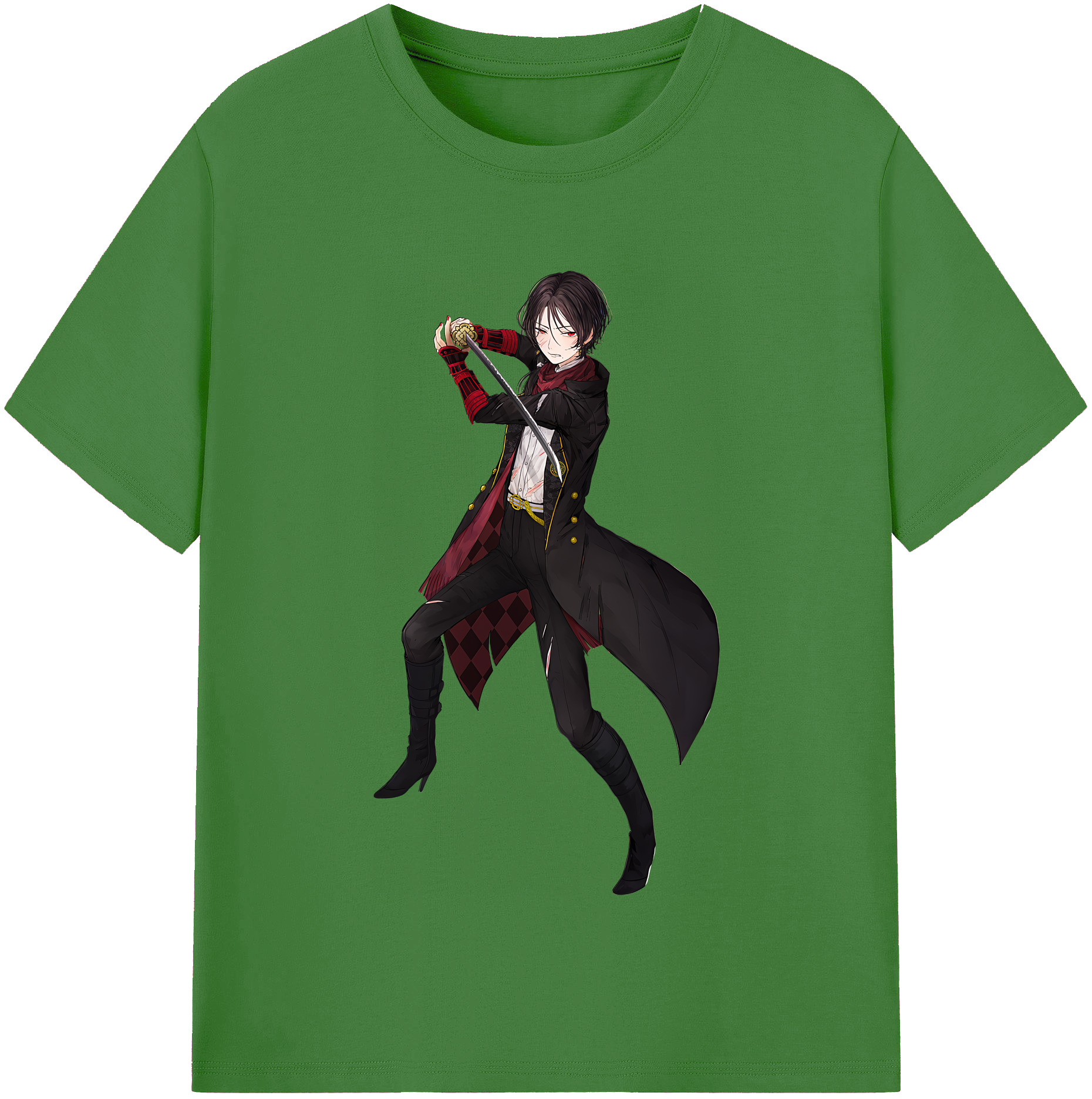 （画像用） 刀剣乱舞 Touken Ranbu レディースカジュアルプリントTシャツ（綿100％）